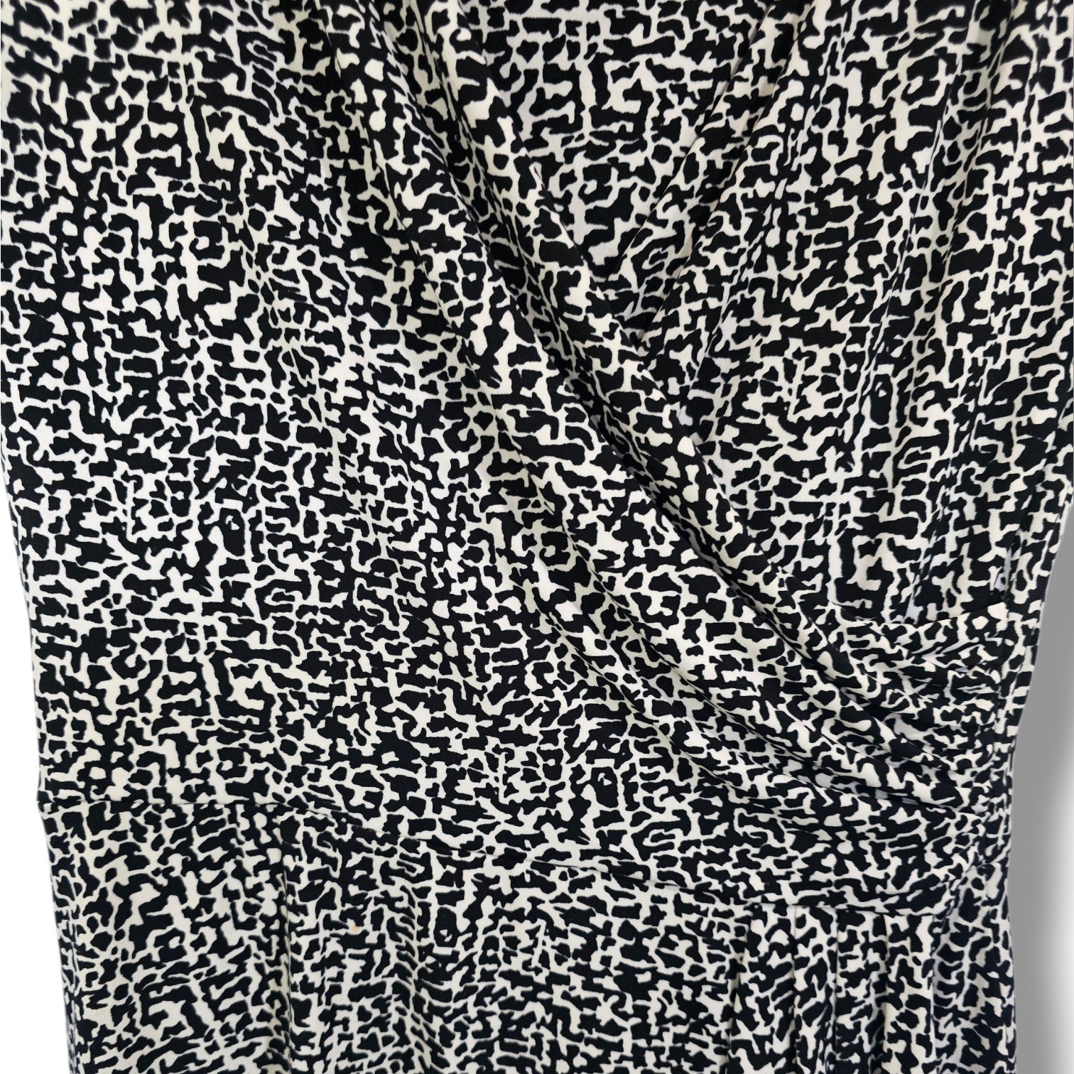 Lauren Ralph Lauren Faux Wrap Animal Print Midi Dress