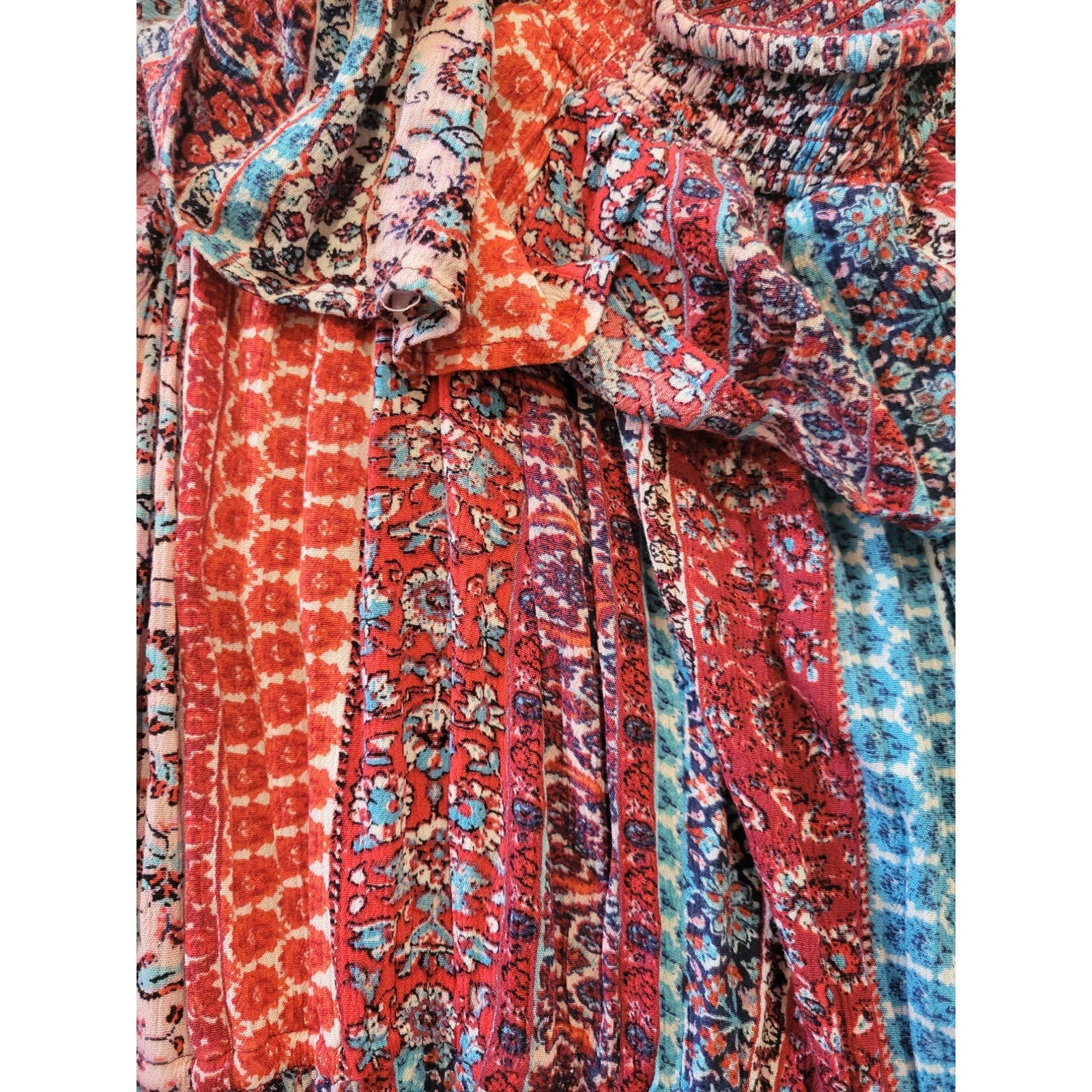 Xhilaration Juniors Multicolor Mixed Print Sleeveless Maxi Dress