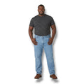 Rustler Advantage men's blue heavy weight denim regular fit straight leg jeans