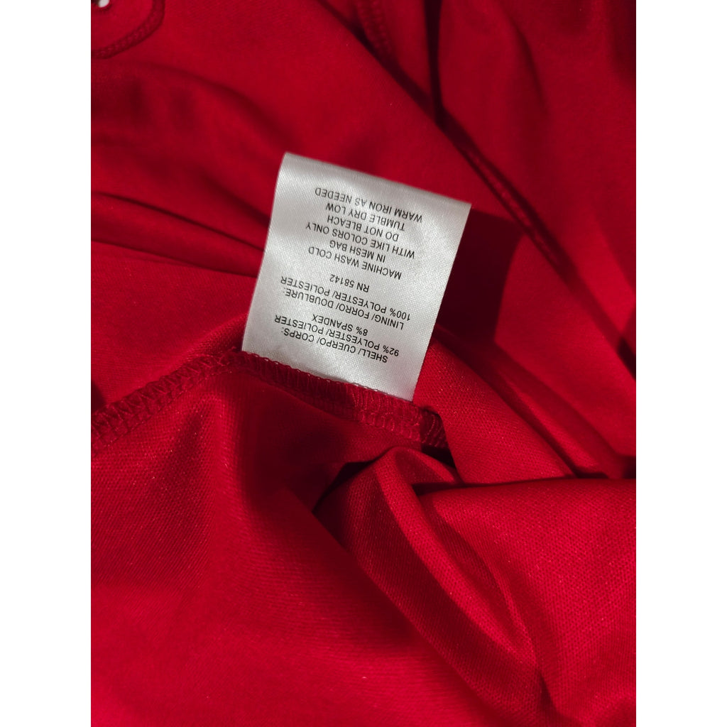 London Times Red Eyelet Sleeveless Fit & Flare Dress – Size 6