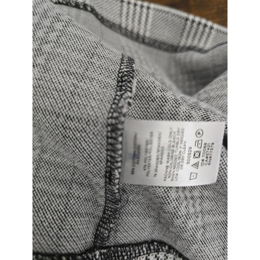 Ann Taylor Women's Size 4 Gray Black Glen Plaid Glen Check Shift Dress