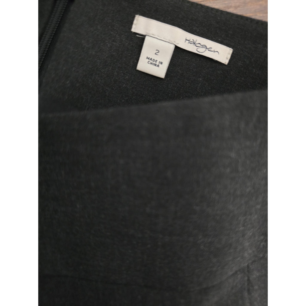 Halogen women's Charcoal Grey Tailored Pencil Skirt Size 2
