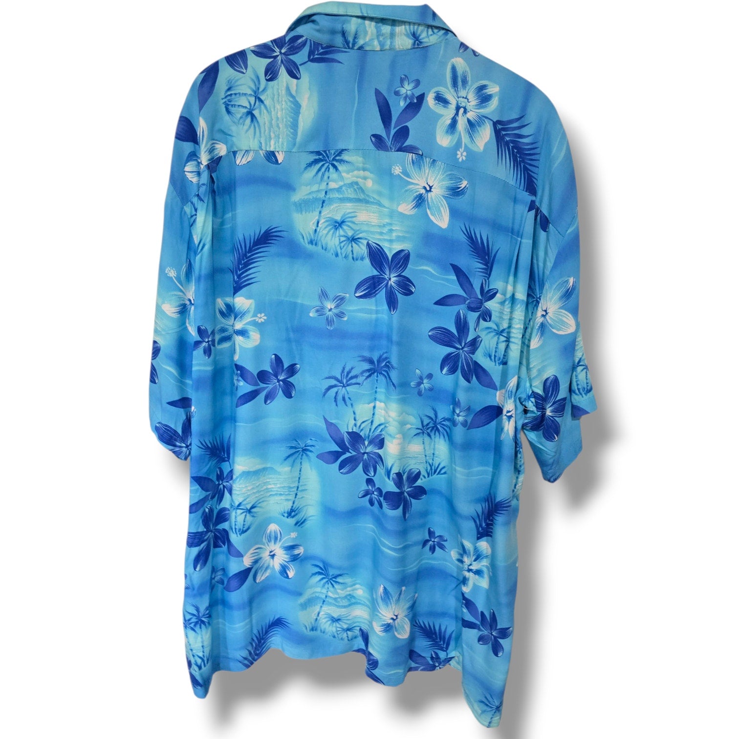 Vintage Two Palms Made in Hawaii Floral Rayon Aloha Shirt – 2XL