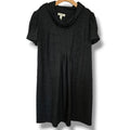 Dressbarn women’s Charcoal Grey Cowl Neck Knit Dress