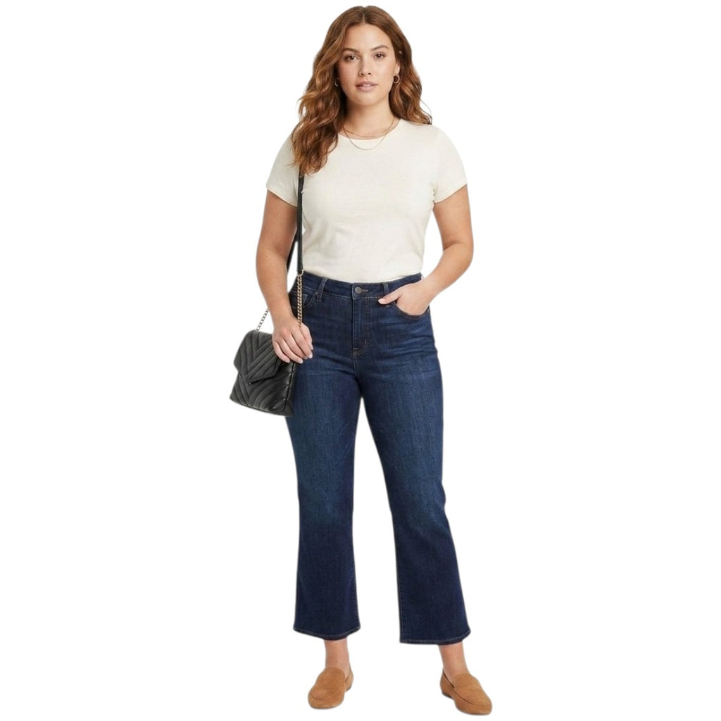 A New Day Women’s High Rise Bootcut Denim Jeans – Straight Hip & Thigh New
