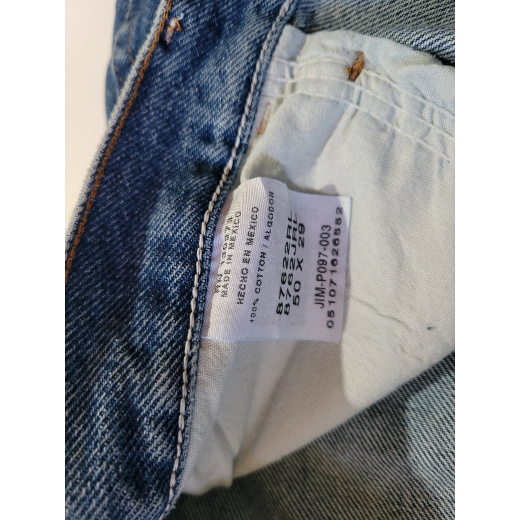 Rustler Advantage men's blue heavy weight denim regular fit straight leg jeans