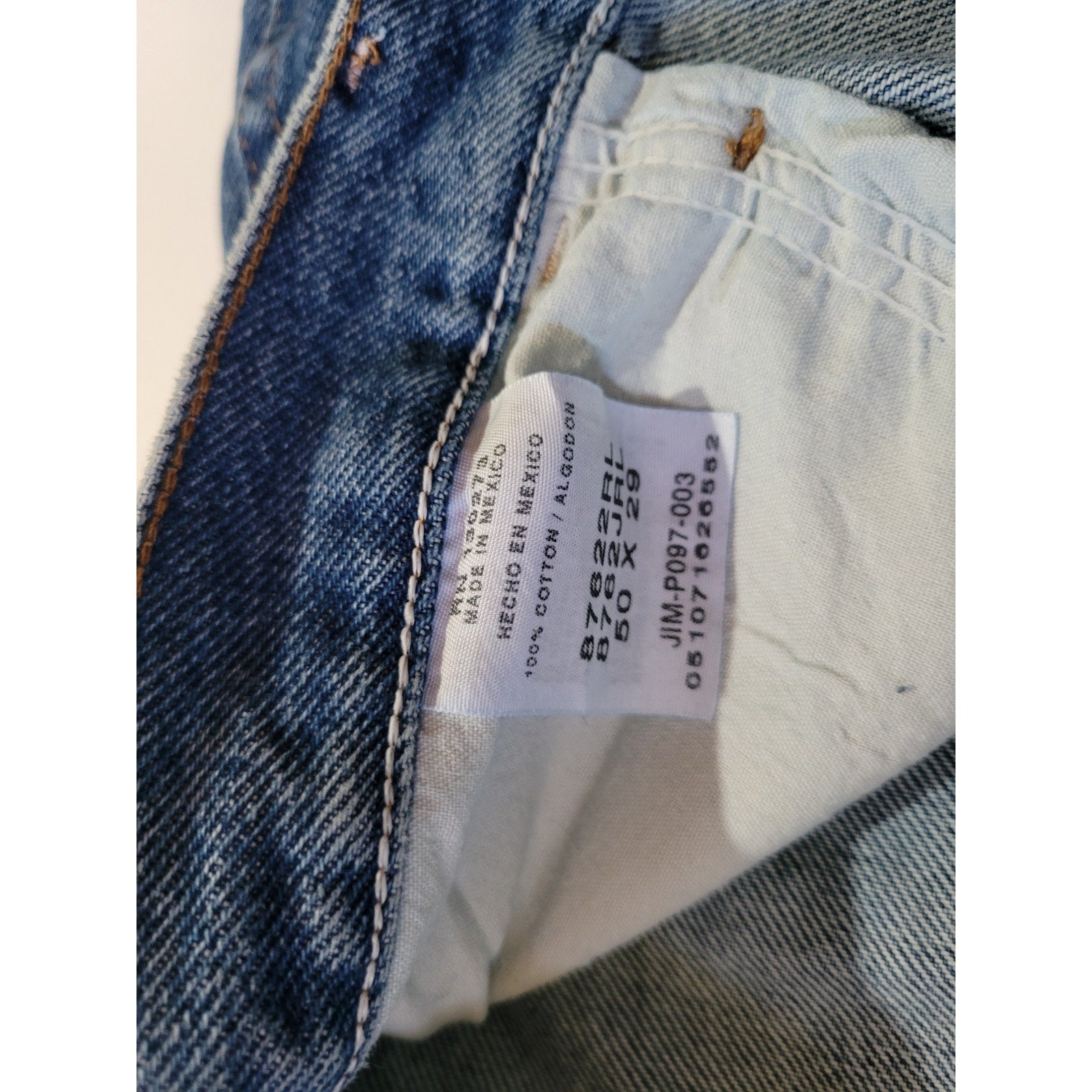 Rustler Advantage men's blue heavy weight denim regular fit straight leg jeans