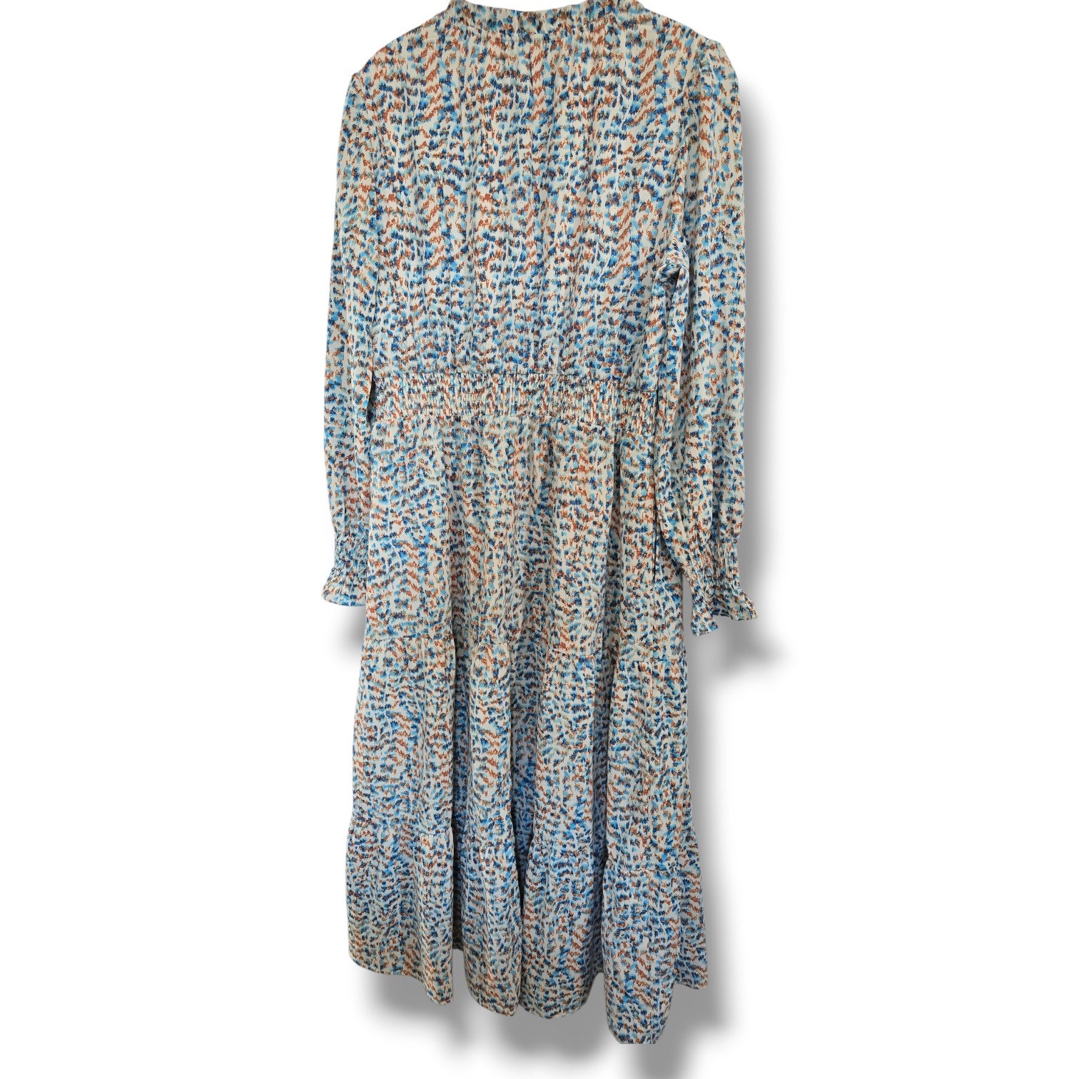 PrettyGarden Floral Smocked Waist Maxi Dress - Large