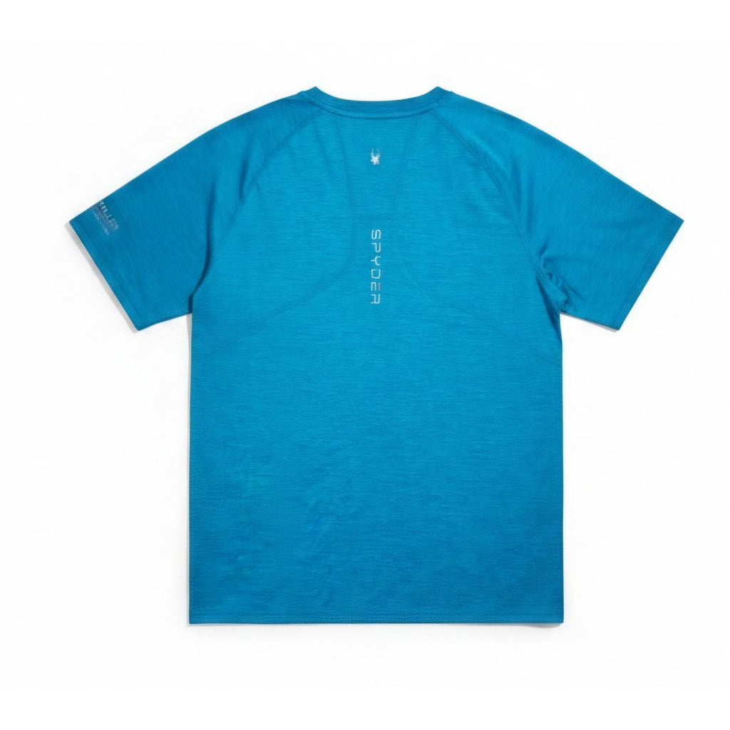 Spyder Swim Men's Blue Heather Rash Guard Shirt