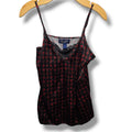 Rachel Rachel Roy women's Black & Red Heart Lace Trim Cami