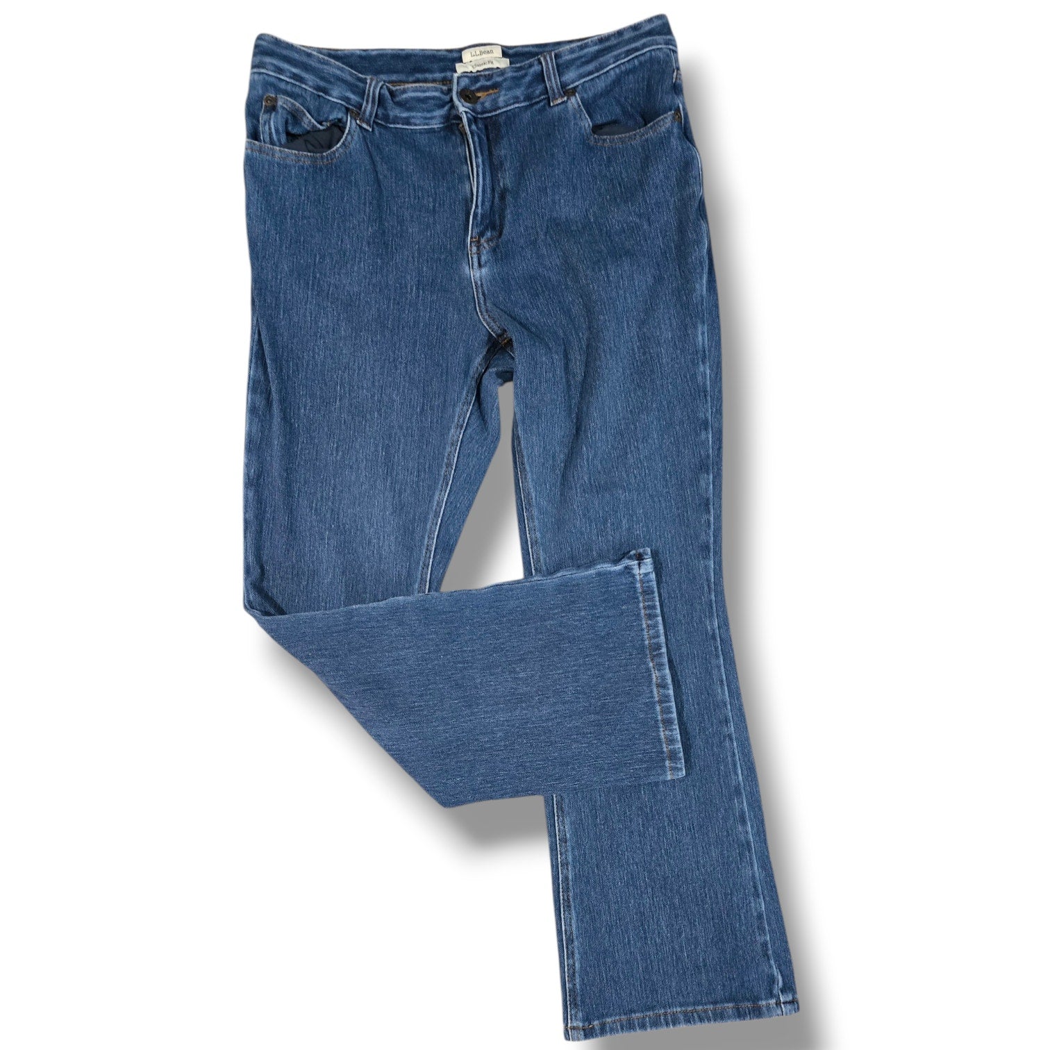 L.L.Bean Women’s Classic Fit Petite Bootcut Jeans Size 10 PET