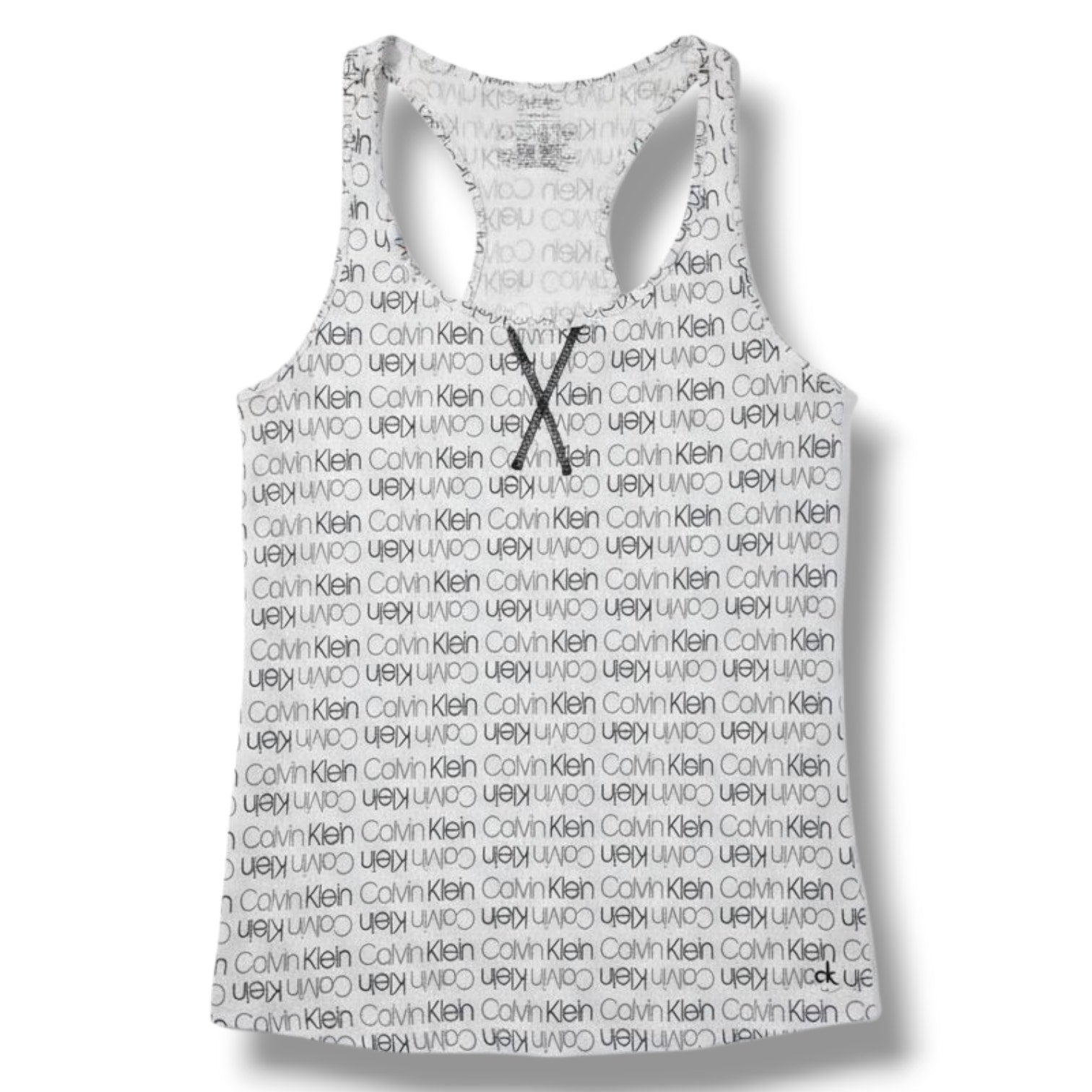 CK Calvin Klein Women’s Pajama Logo Print Lounge Sleep Tank – Size Small