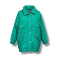 Andy Johns Vintage 90s Green Zip-Up puffer Jacket – Women’s Large