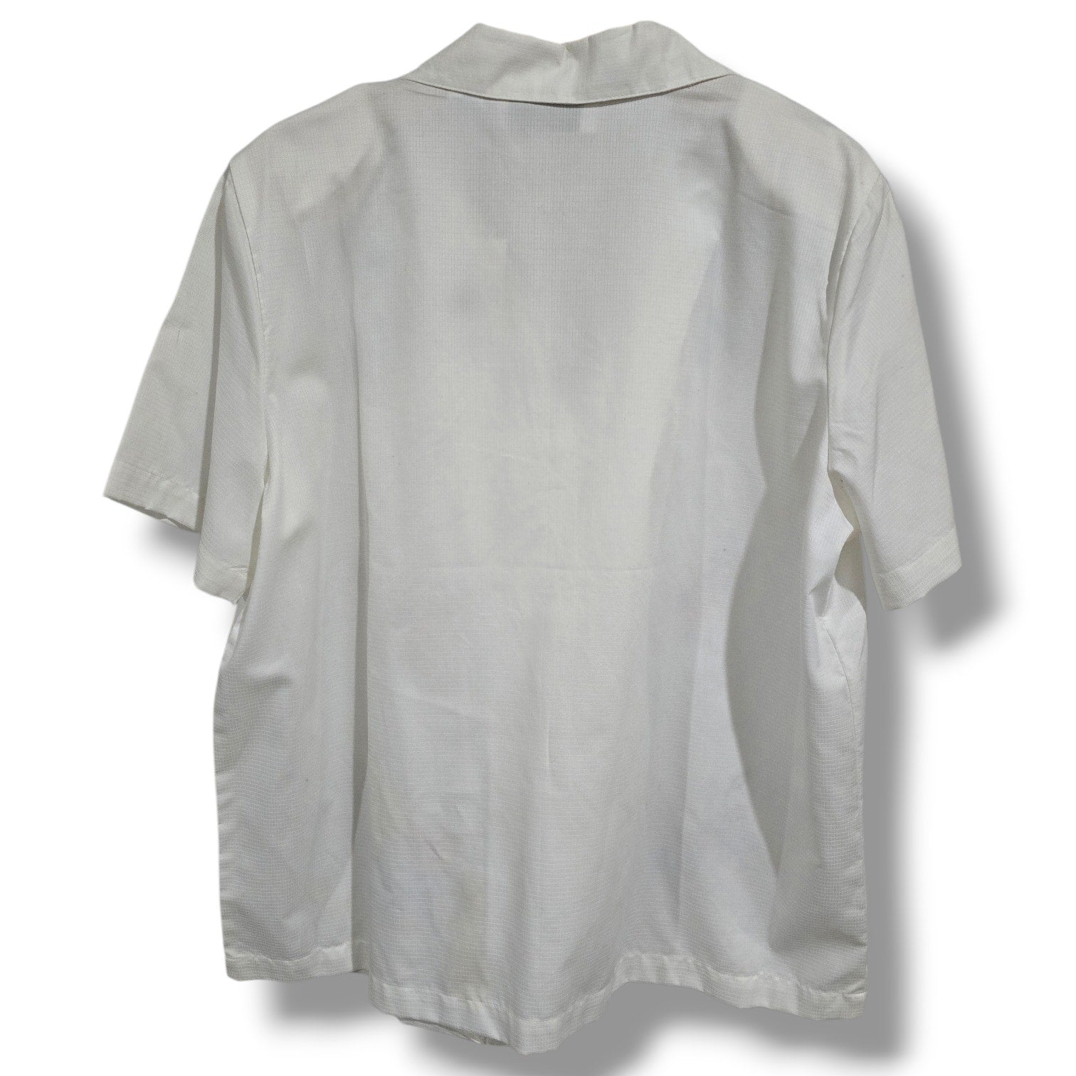 Sarah Bentley Ivory Floral Embroidered Button-Down Blouse NWT – Size XL