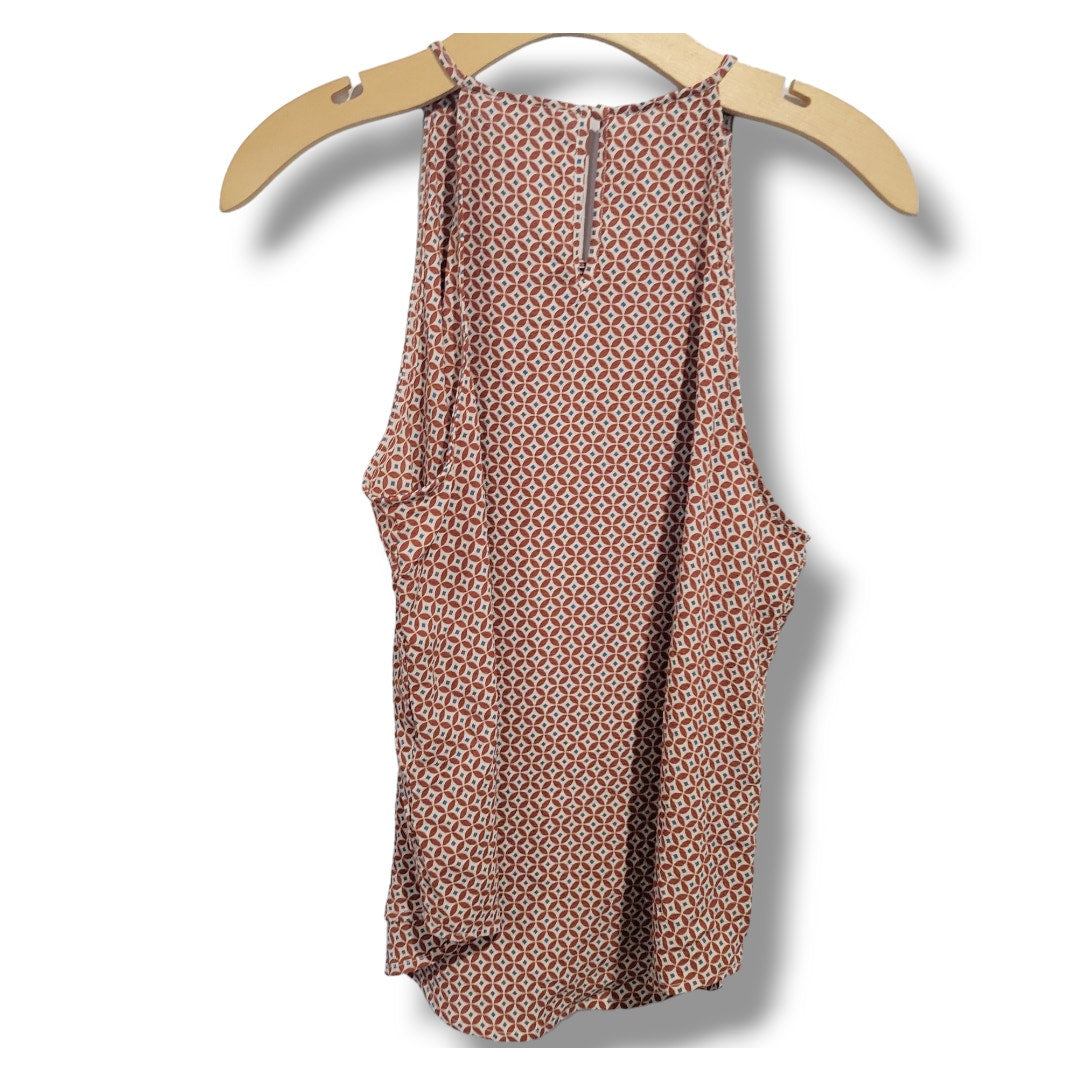 E&M Juniors Multicolor Sleeveless Button-Back Tank Top – Size Medium