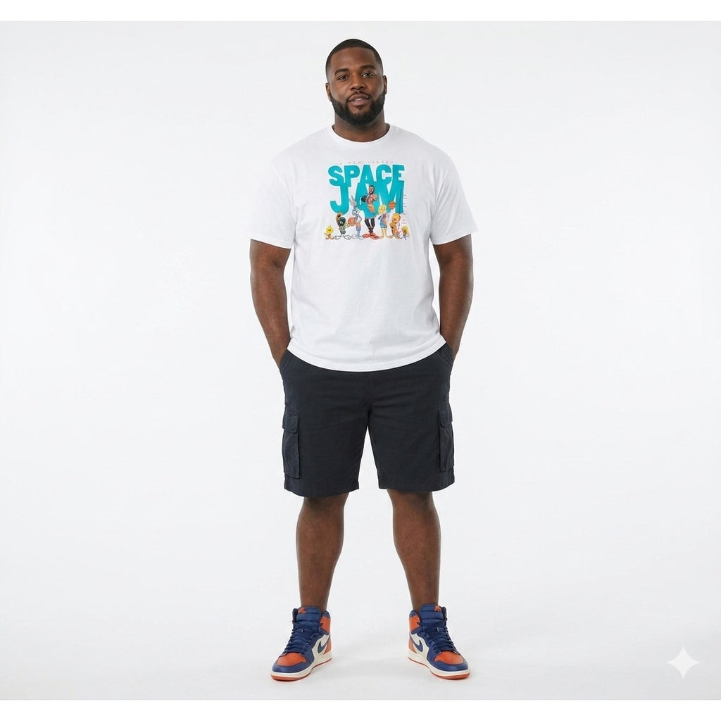 Space Jam A New Legacy Men’s LeBron James & Looney Tunes T-Shirt XXL Cotton NWOT