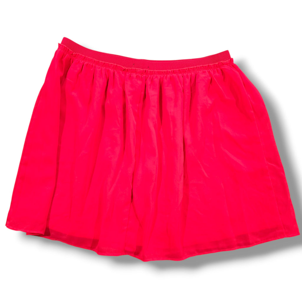 American Eagle Outfitters Juniors Highlighter Pink Lined Skirt Small Pullover
