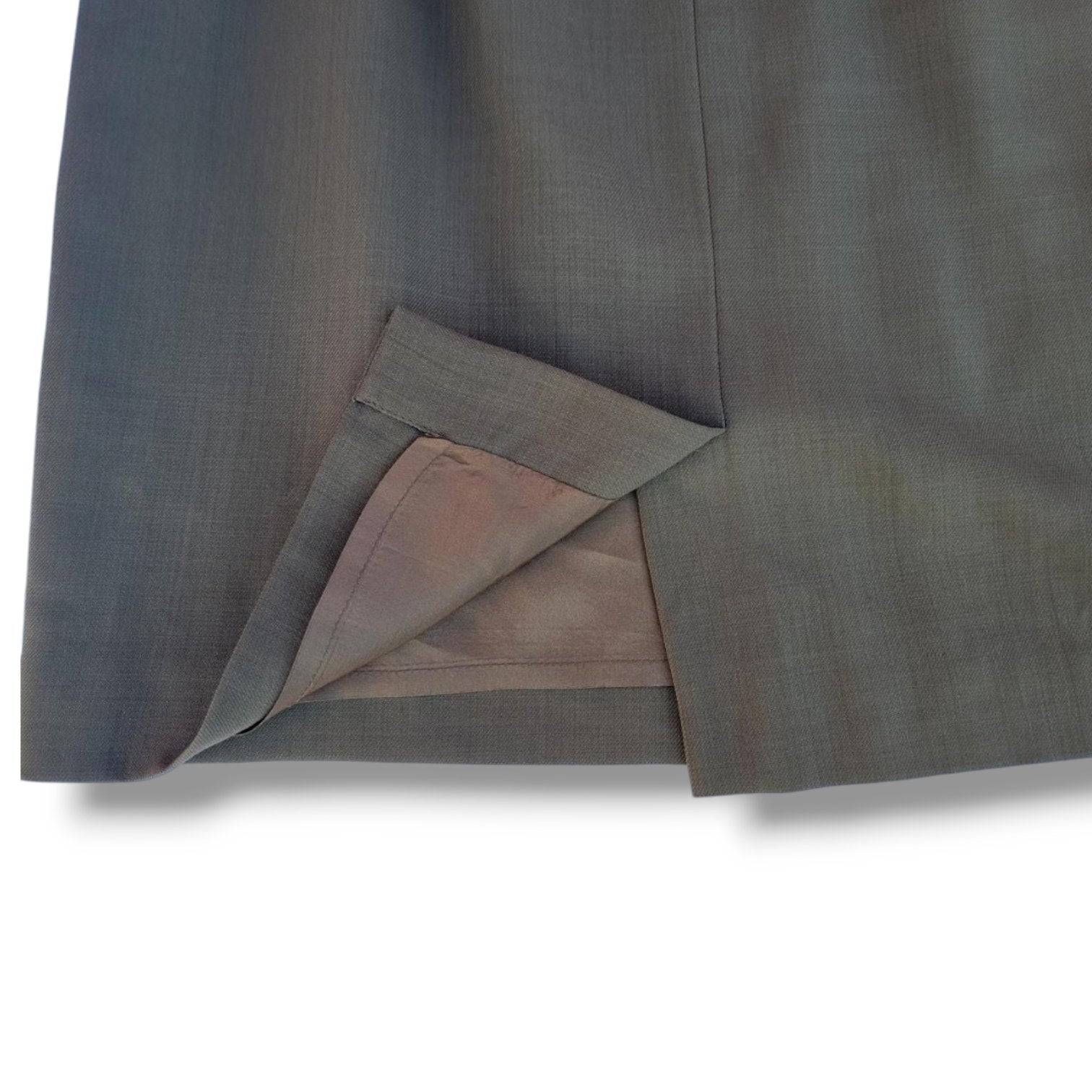 Banana Republic Wool Pencil Skirt Women’s Military Back Slit Workwear size 12