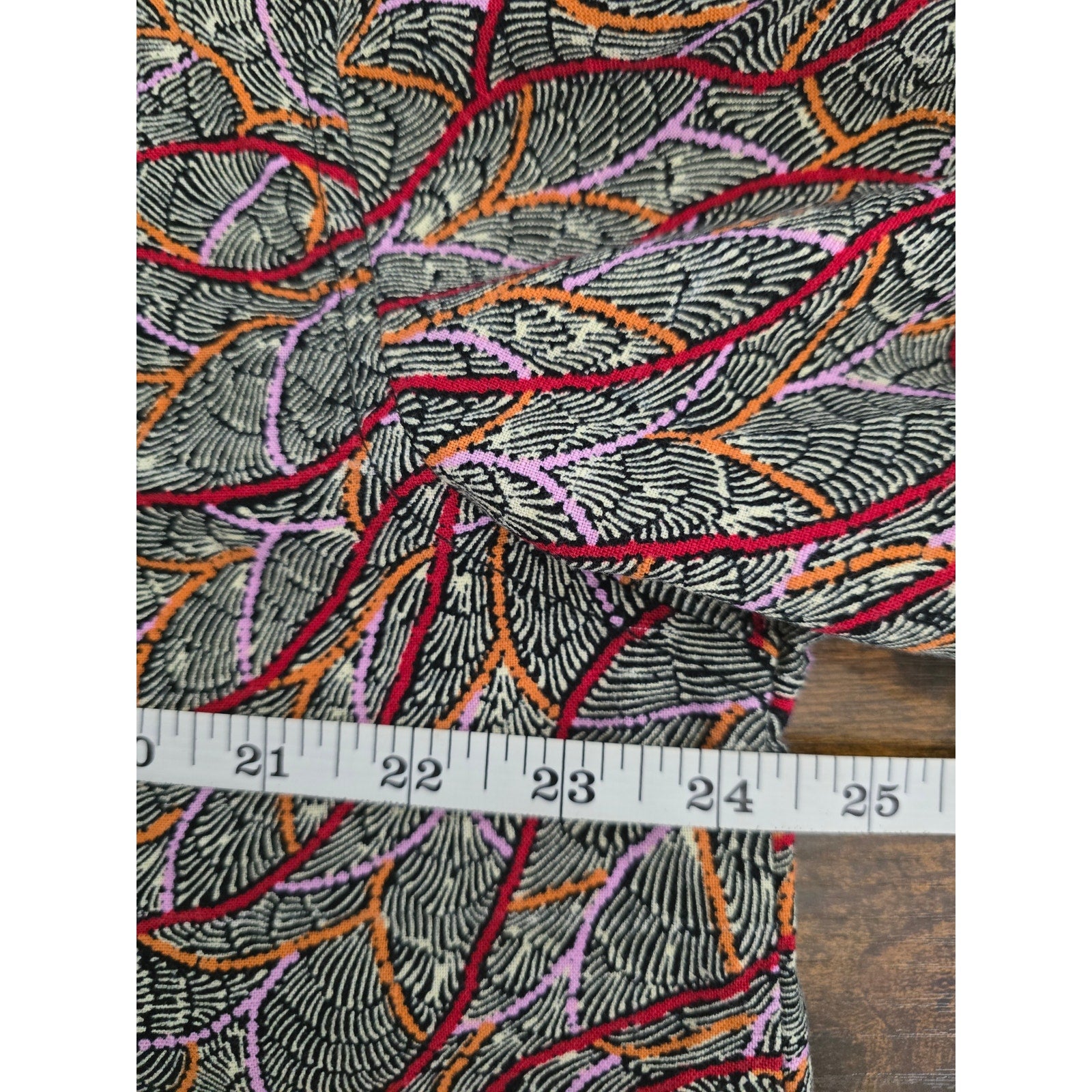 Bamboo Dreaming by Kingston Grange Mens XL Abstract Geometric Short Sleeve Shirt