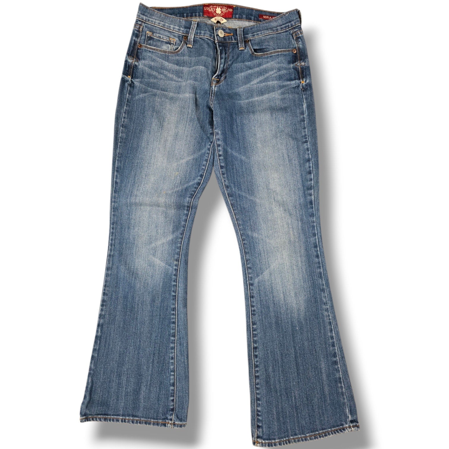 Lucky Brand Women’s Sofia Bootcut Ankle Jeans Size 8/29 Medium Wash