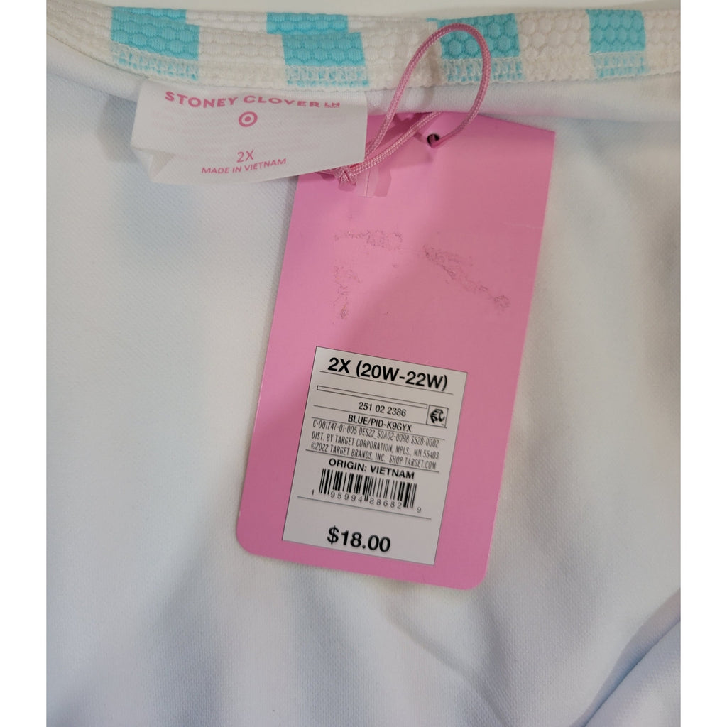 Stoney Clover Lane x Target plus size Striped medium coverage bikini bottoms -2x