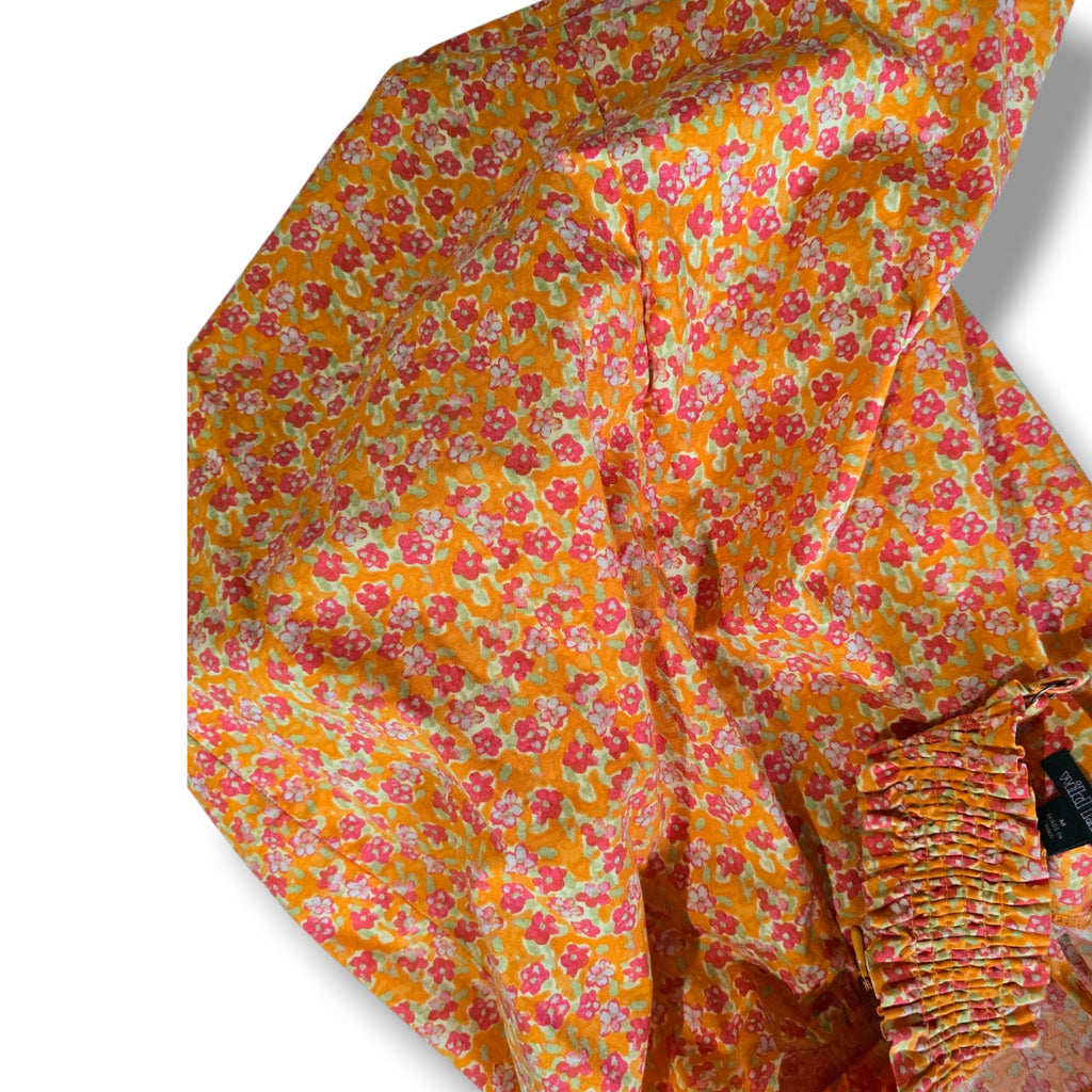Wild Fable Orange Floral Cutout Mini Dress – Size Medium
