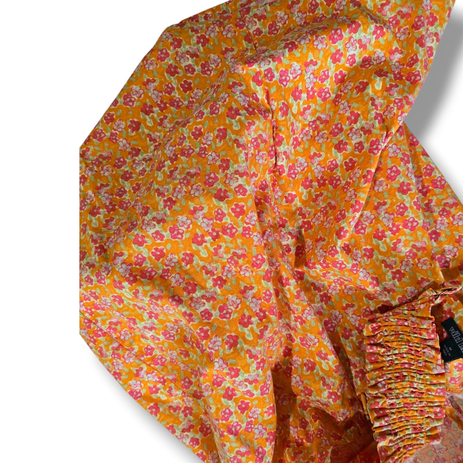 Wild Fable Orange Floral Cutout Mini Dress – Size Medium