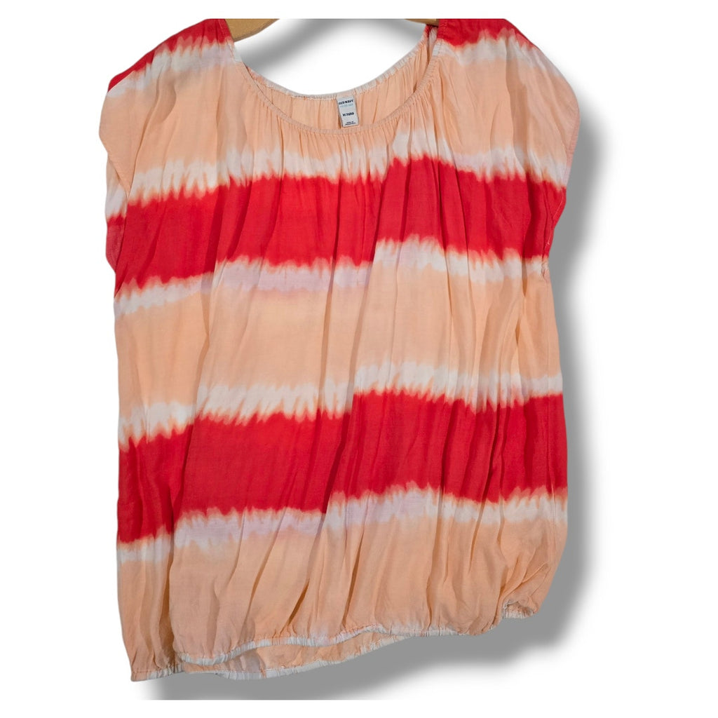 Old Navy Women’s Multicolor Ombre Cap Sleeve Blouse XL Rayon