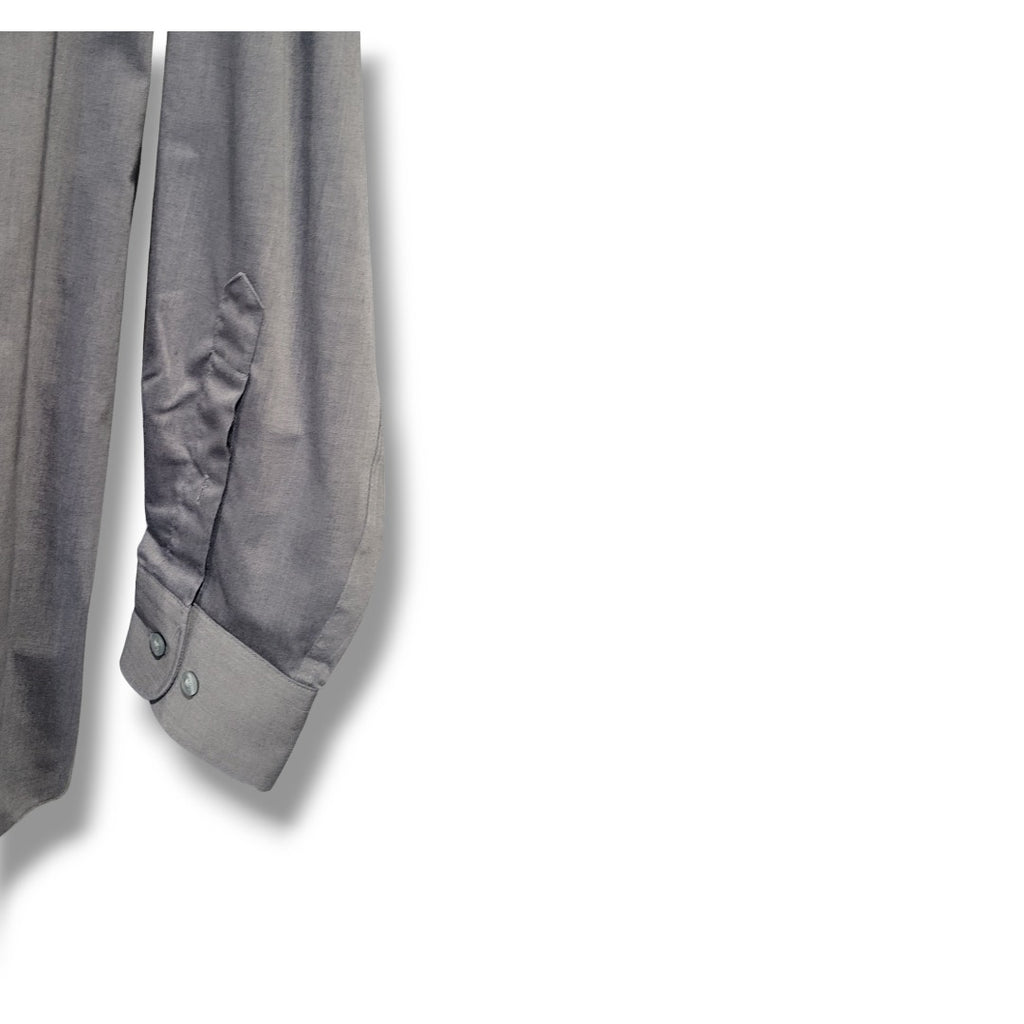 Concepts by Claiborne Men’s Gray Long Sleeve Button-Down Dress Shirt – Size 16
