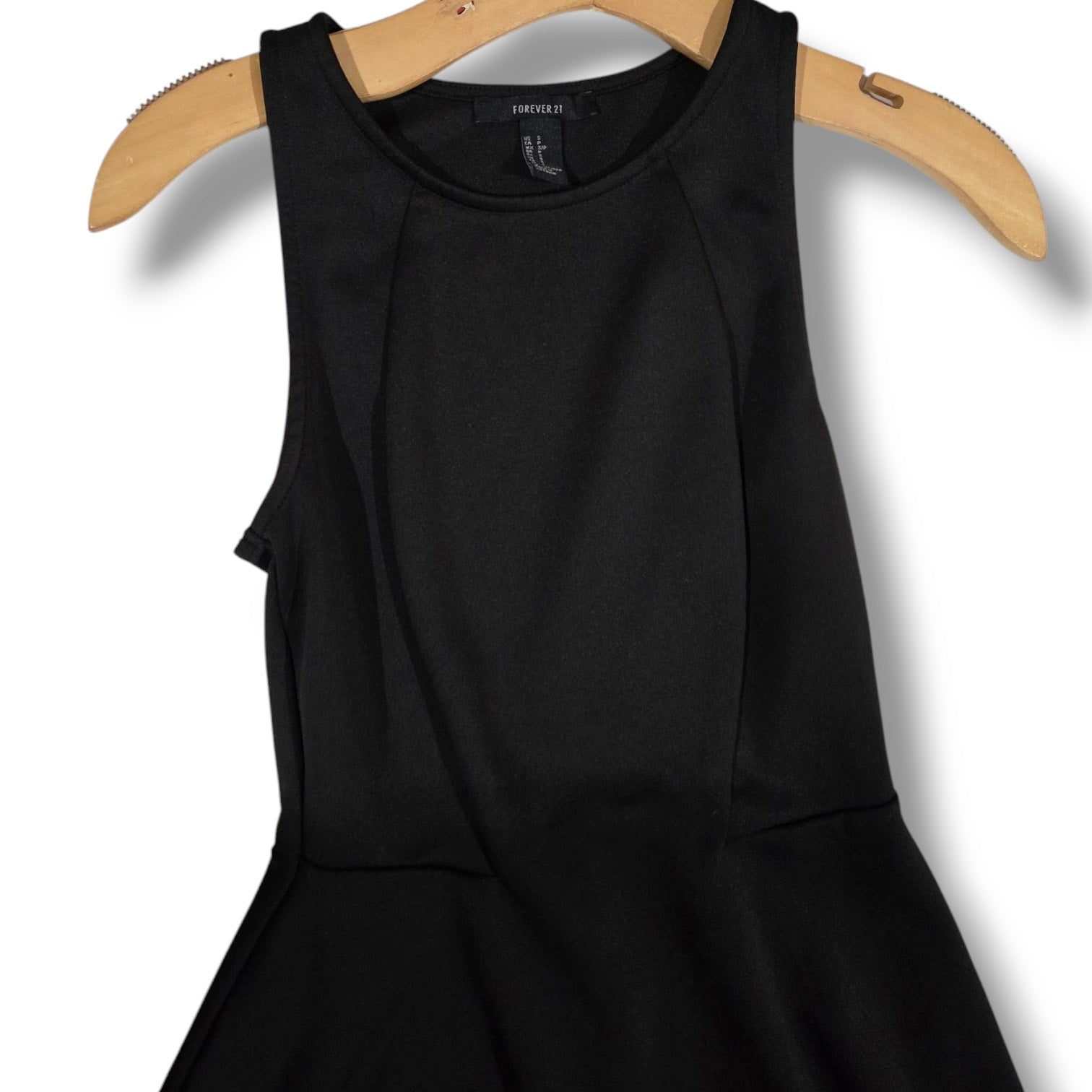 Forever 21 Women’s Black Sleeveless A-Line Skater Dress – Size Small