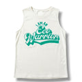 Modern Lux Eco Warrior Graphic Tank Top Women’s XS Cream Sleeveless NWOT