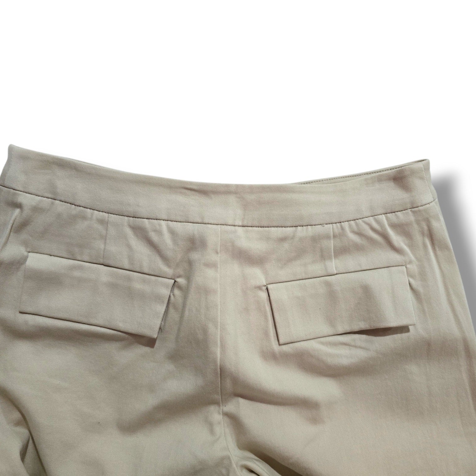 Boutique Europa Women’s Petite Vintage Khaki Brown Straight Leg Pants – Size 10P