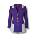 Night Studio New York 80s/90s Purple Blazer Jacket Metallic Bling Size 14
