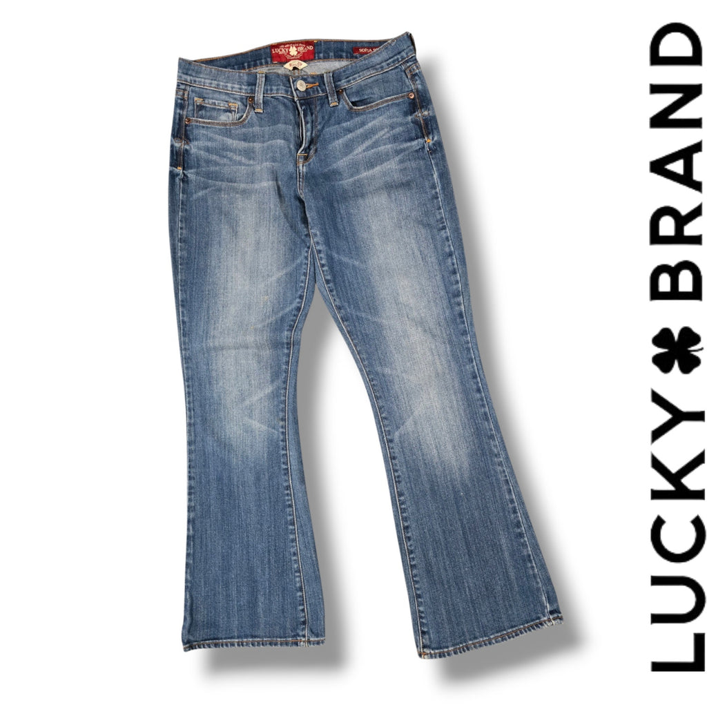 Lucky Brand Women’s Sofia Bootcut Ankle Jeans Size 8/29 Medium Wash