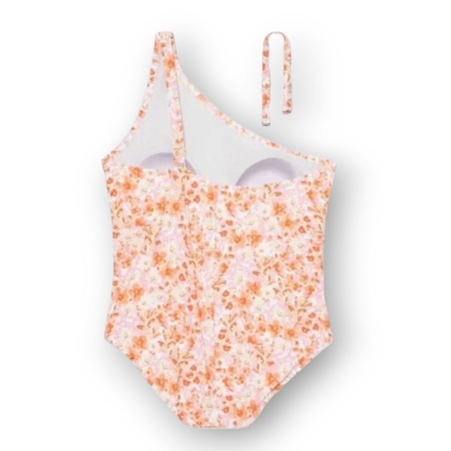 Kona Sol Plus Size One-Shoulder Floral Swimsuit – 16W, New
