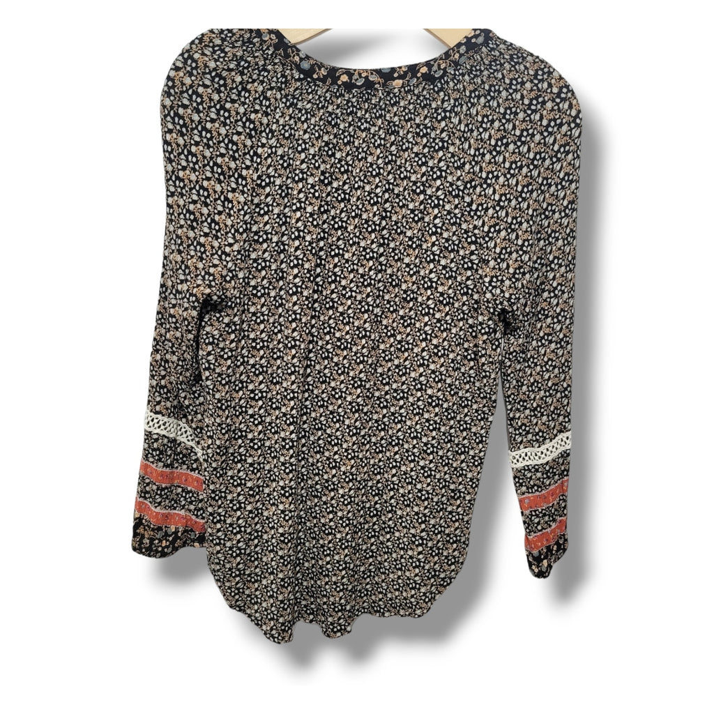 Mason & Belle Women’s Multicolor Cathia Tassel Blouse – Boho Style, Medium