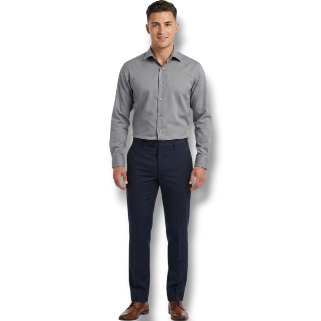Concepts by Claiborne Men’s Gray Long Sleeve Button-Down Dress Shirt – Size 16