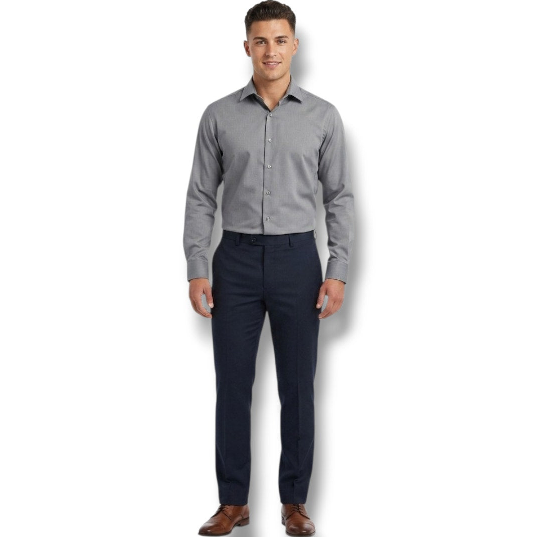 Concepts by Claiborne Men’s Gray Long Sleeve Button-Down Dress Shirt – Size 16