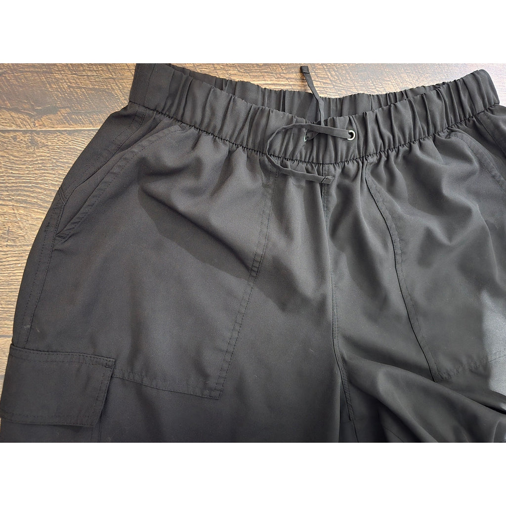 Old Navy Active Women's Large Black StretchTech High-Rise Cargo Jogger Pants