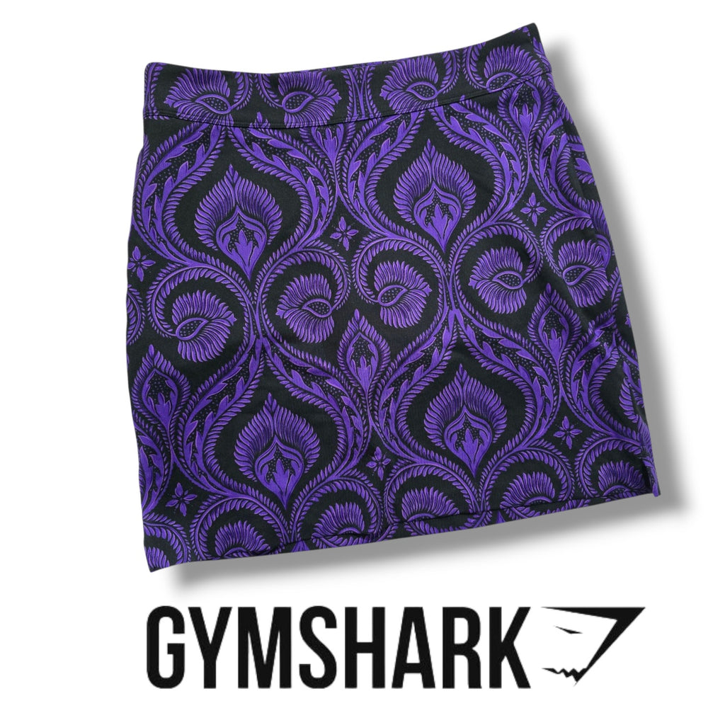 Gymshark Women’s Purple & Black Athletic Skort – Size XS