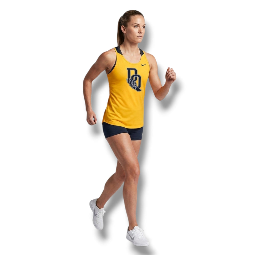 Nike Del Oro Women’s Yellow Racerback Athletic Jersey Tank – Size XL