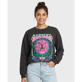 Carlos Santana Women’s 1969 Woodstock Graphic Black Sweatshirt