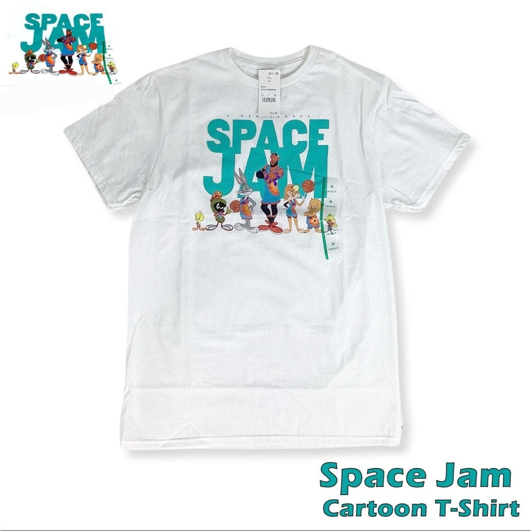 Space Jam A New Legacy Men’s LeBron James & Looney Tunes T-Shirt XXL Cotton NWOT