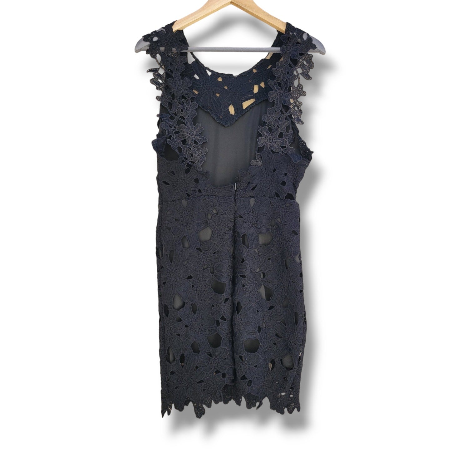 Women's Black Lace Evening Party Dress Small Cocktail Outfit