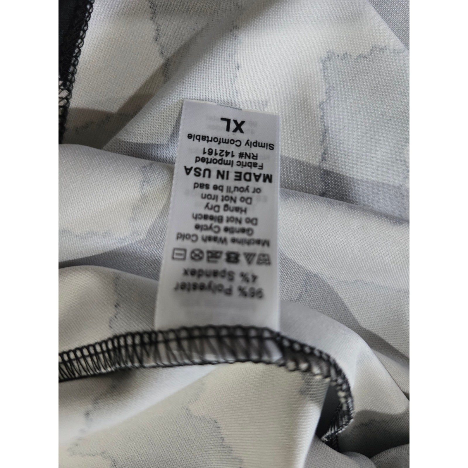 LuLaRoe Black & White Chevron Print A-Line Midi Skirt – XL