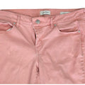 Jessica Simpson Women’s Orange Cropped Skinny Jeans Sz 8/29 Rolled Hem