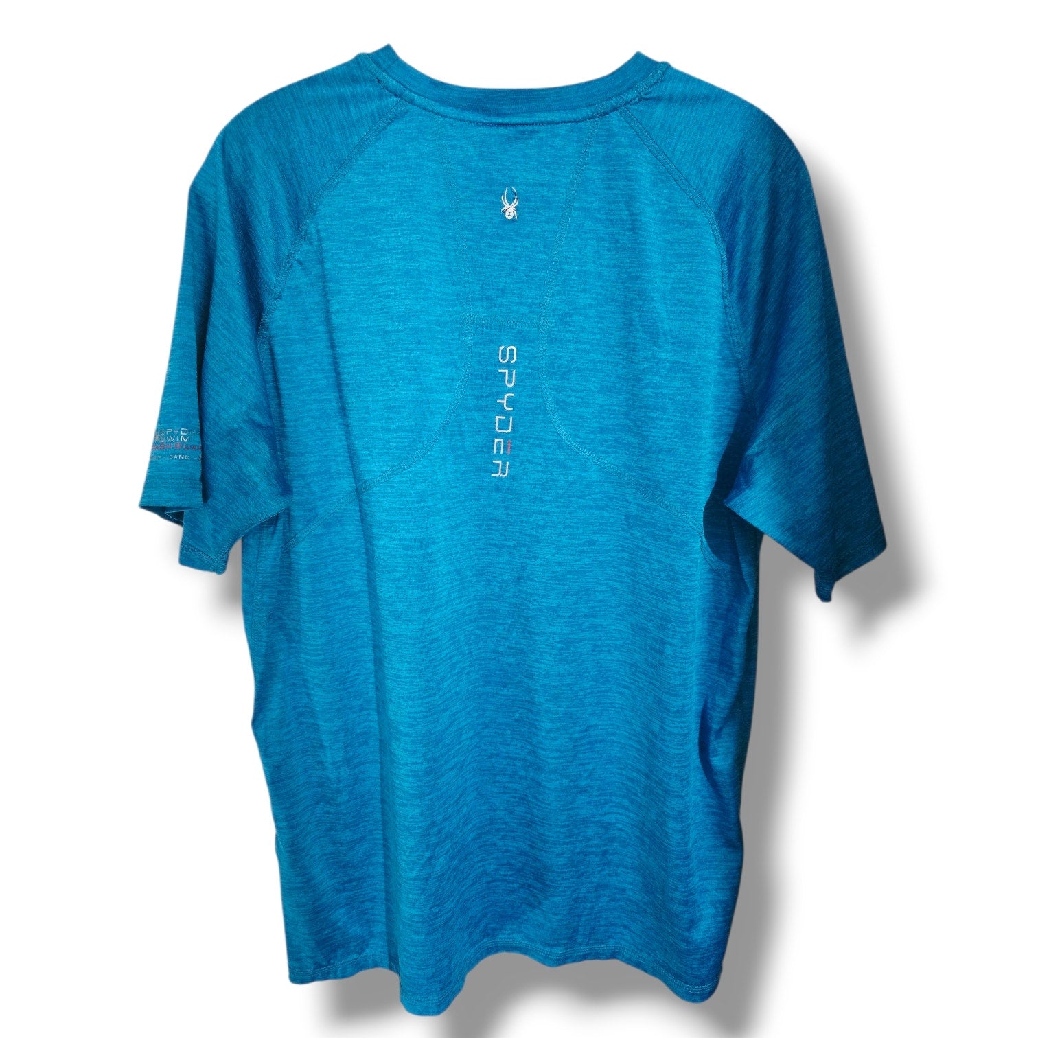 Spyder Swim Men's Blue Heather Rash Guard Shirt