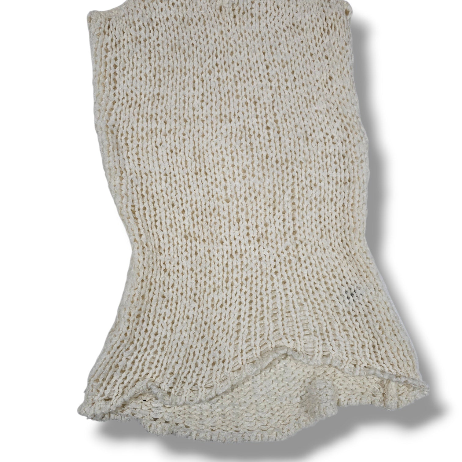Express women's XS Cream Open Knit Racerback Tank Top