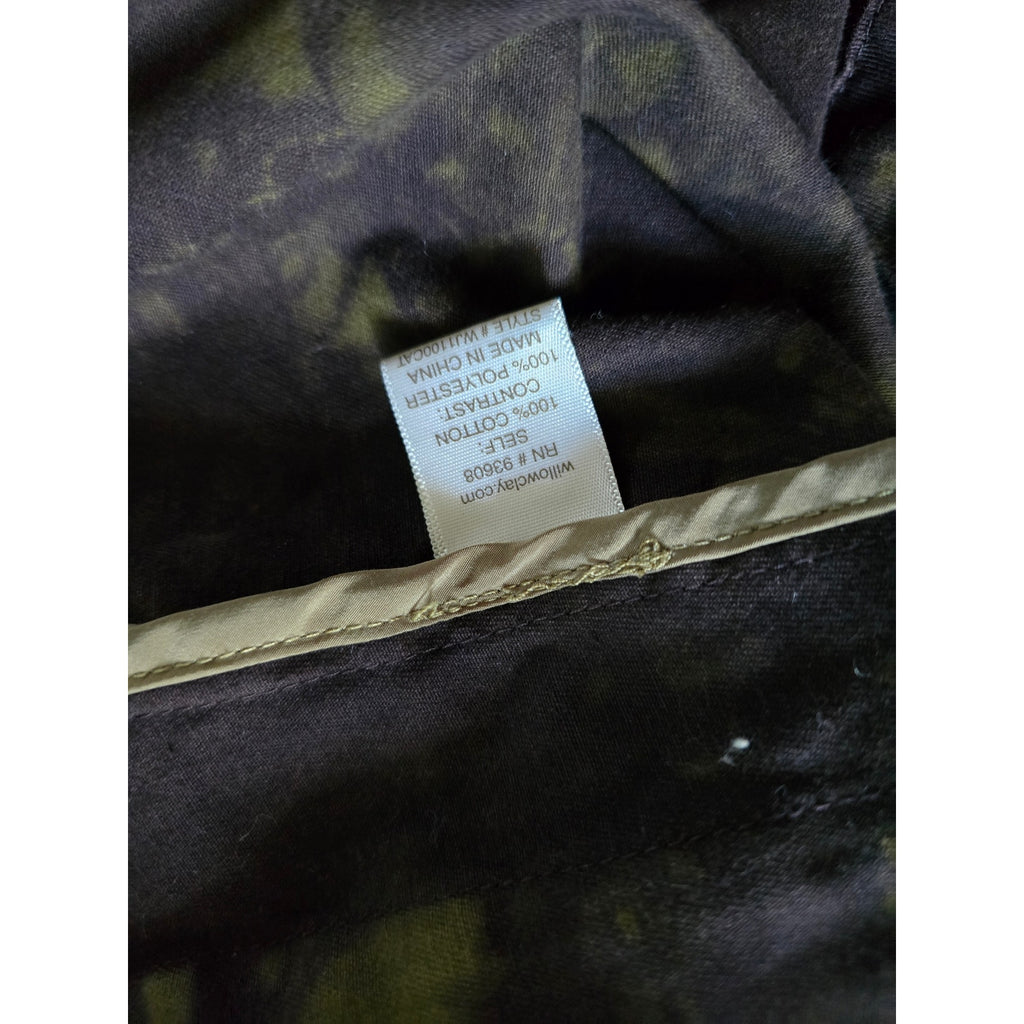 Willow & Clay Brown Tie-Dye Utility Cargo Jacket – XS