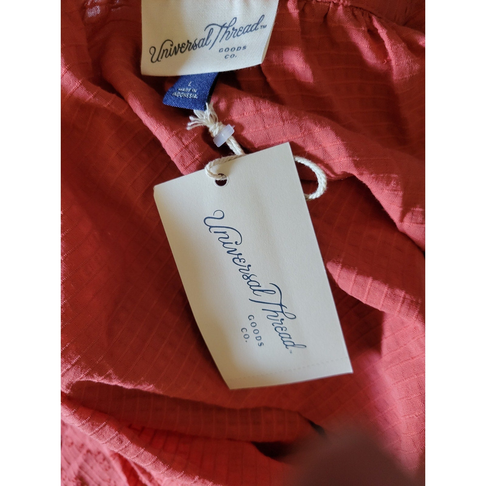 Universal Thread Women’s Orange Balloon Sleeve Oversized Poet Blouse small NWOT